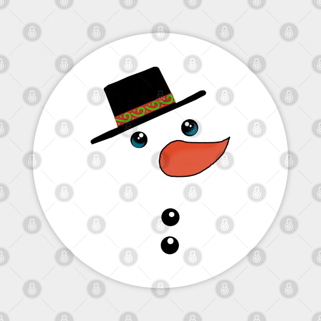 Snowman by Orikall Magnet by Orikall